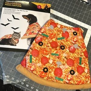 New Size Small dog or cat (10-20 lb)Halloween Pepperoni Pizza Costume Hilarious
